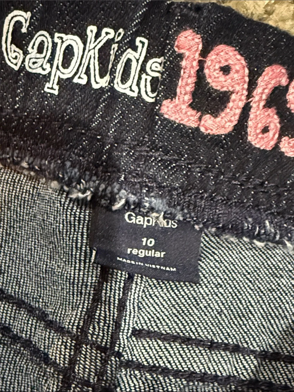 GAP Kids Dark Blue Legging  Jeans with Elastic Waist (10) NEW